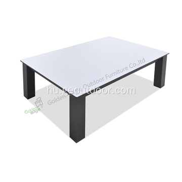 Alumínium asztal HPL tetejével